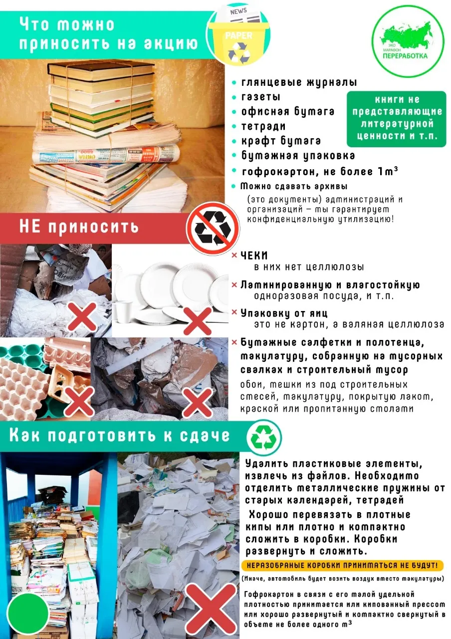 Всероссийский Эко-марафон ПЕРЕРАБОТКА